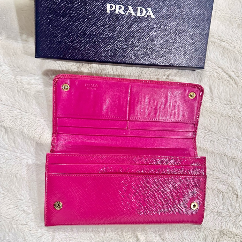 Prada Ribbon Long Wallet & Box - Picture 3 of 8